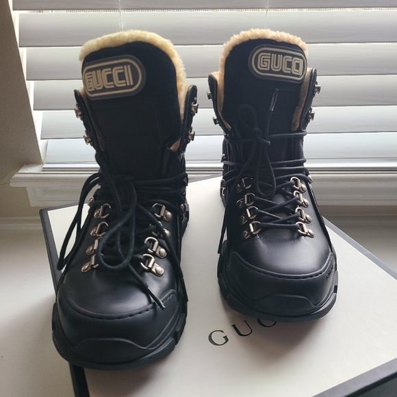 Gucci Black Combat Boot - Picture 3 of 9